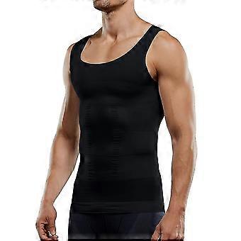 Männer Kompression Tank Top Nahtlose Abnehmen Körper Shaper Weste Shirt Shapewear Abs Abdomen Abnehmen Sweat Shirt Daily Gym Wear