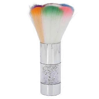Portable Single Colorful Makeup Brush Fluffy Blusher Brush Nail Art Dust Cleaning Brush