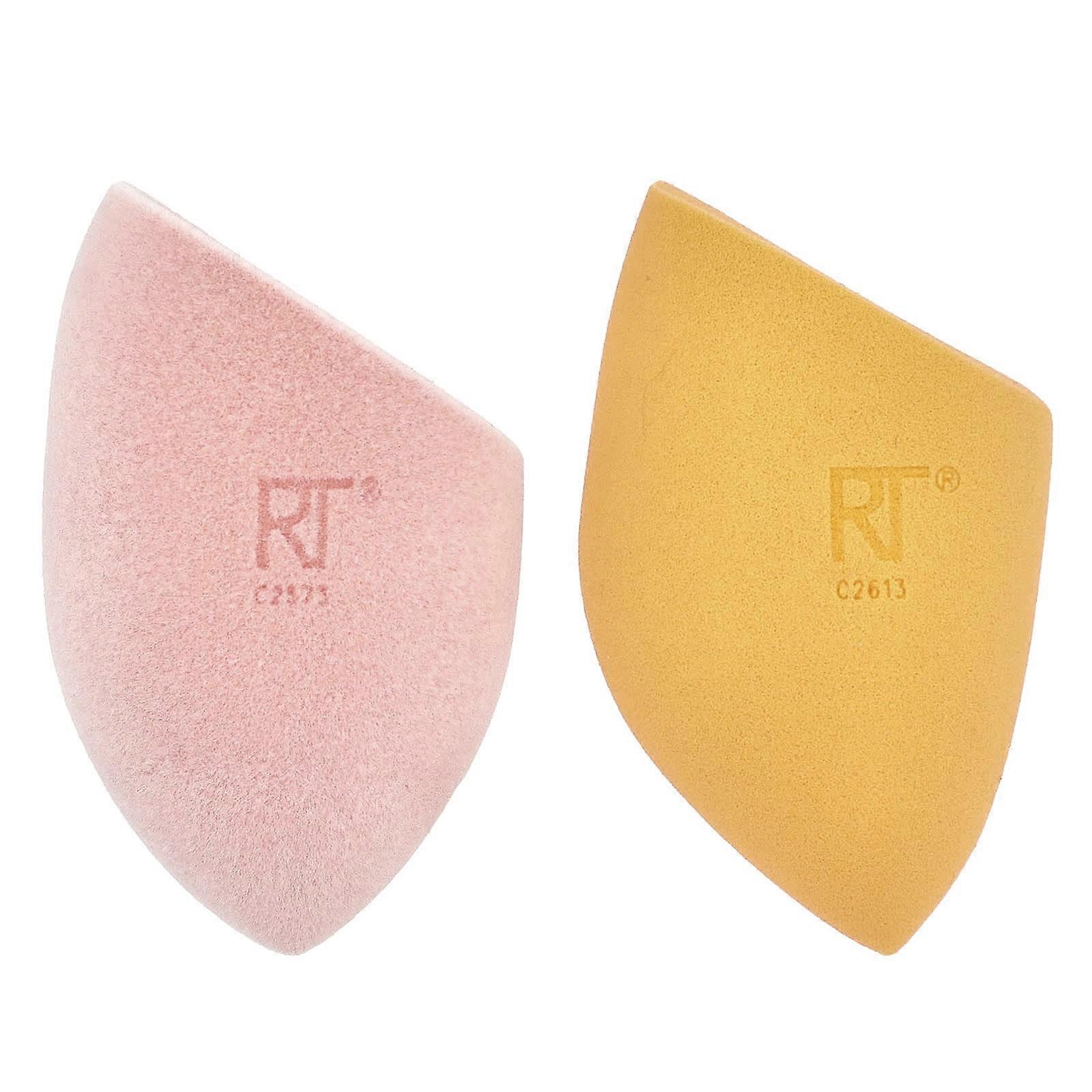 Real Techniques, Iconic Blend + Set Sponge Duo, 2 Sponges, 2-Pack