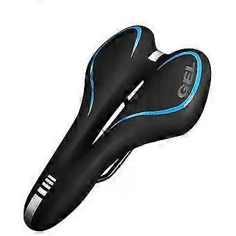 Bike Saddle Silicone Cushion Cycling Seat PU Leather Surface Silica Filled TimeTrial Comfortable Shockproof Bicycle Saddle