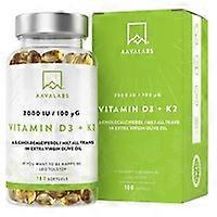 Vitamina D3 + K2 180 cápsulas blandas