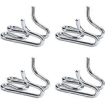 Dog Collar Extra Links Designed for Herm. Sprenger Collar (4 Pack) Steel Chrome Plated No Pull Dog Training Collar Links (3.20mm, Silver)