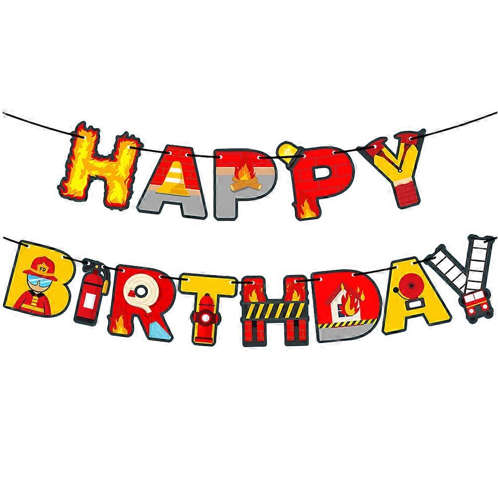 Birthday Party Banners Festive Atmosphere DIY Rectangular Shape 1Set