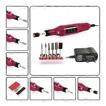 Professional Electric Nail File Manicure Sander Kit with Sanding Tips 220-240V