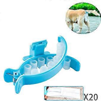 Pet Dog Outdoor Pooper Scoopers Clip Pet (Large9.5*6.8CM) Travel Waterproof Toilet Dog Portable