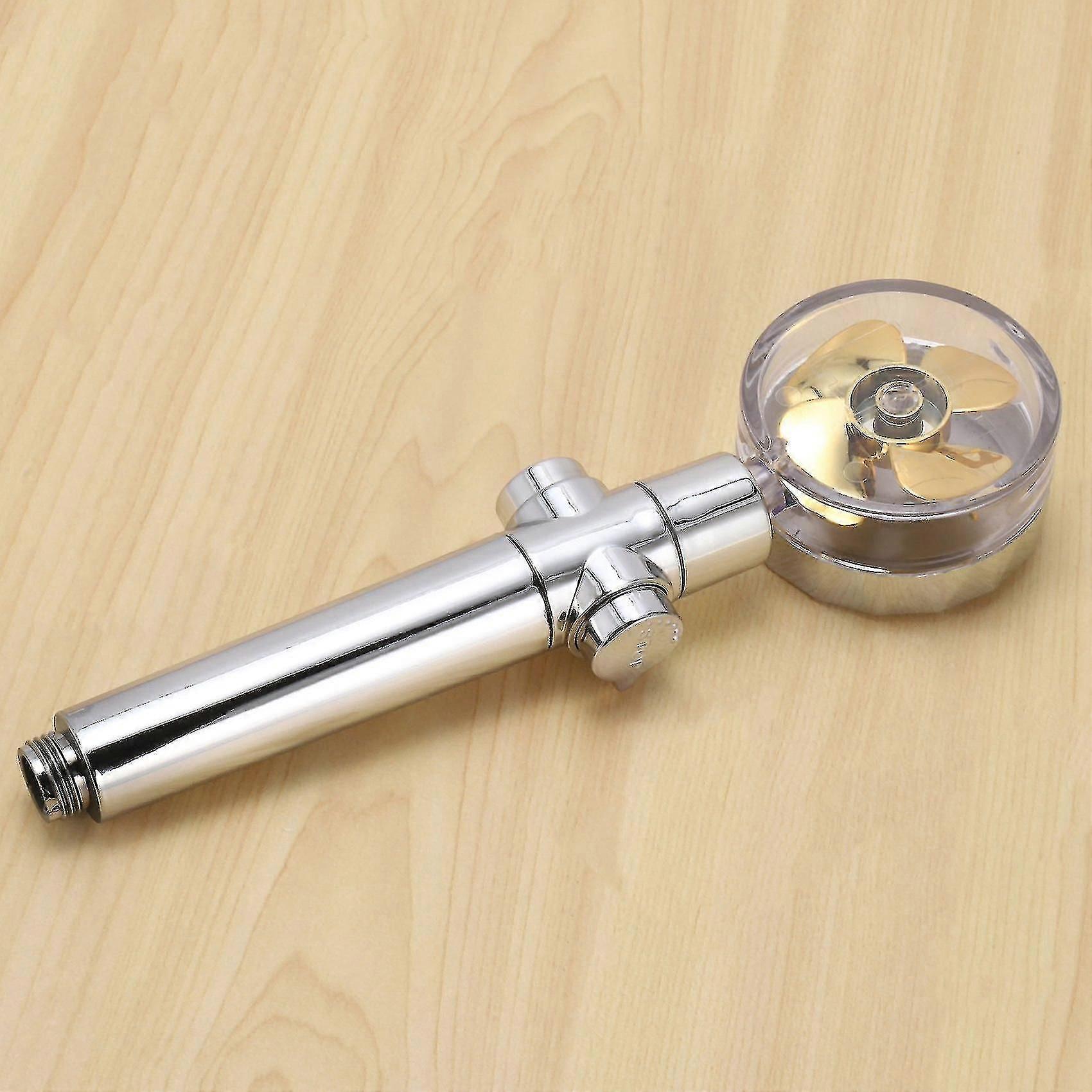 Detachable Handheld Shower Head Water Saving Flow Rotating Yellow