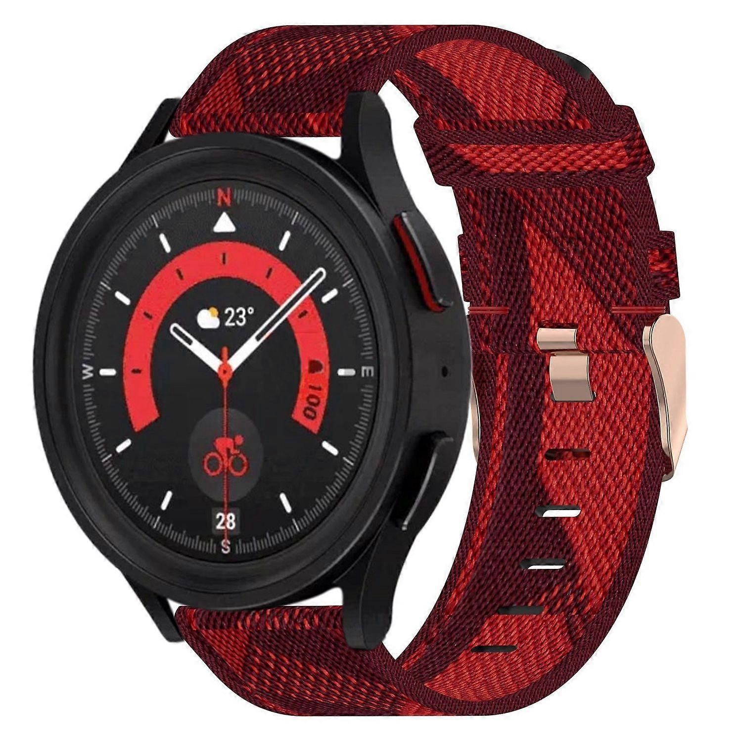 Woven Nylon Band for Samsung Galaxy Watch FE 6 5 4 Normal Pro Classic all sizes