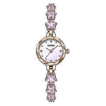 MOKAGO Women's Rose Gold Pink Crystal Fashion Watch - Elegant & Stylish Timepiece for Every Occasion 26-27