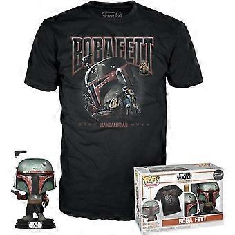 Pop! &amp; Tee | Star Wars | Boba Fett Size M