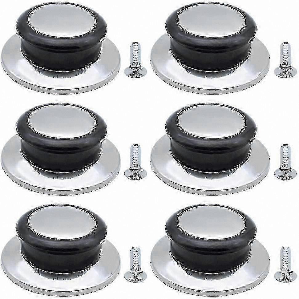 Replacement Pan Lid Knobs, 6-Piece Universal Pot Lid Handles for Cookware