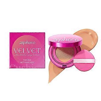Base Cushion Velvet, Acabamento com brilho saudável, Cobertura natural, Hidratante, Leve, Textura Milk Touch, Base para o inverno, 15g