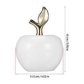 Apple Figurine Small Ceramic Apple Statue Lifelike Apple Ornament Party Decoration