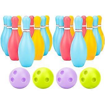 Children Bowling Toy Set for Family Bowling Game with 2Sets Plastic