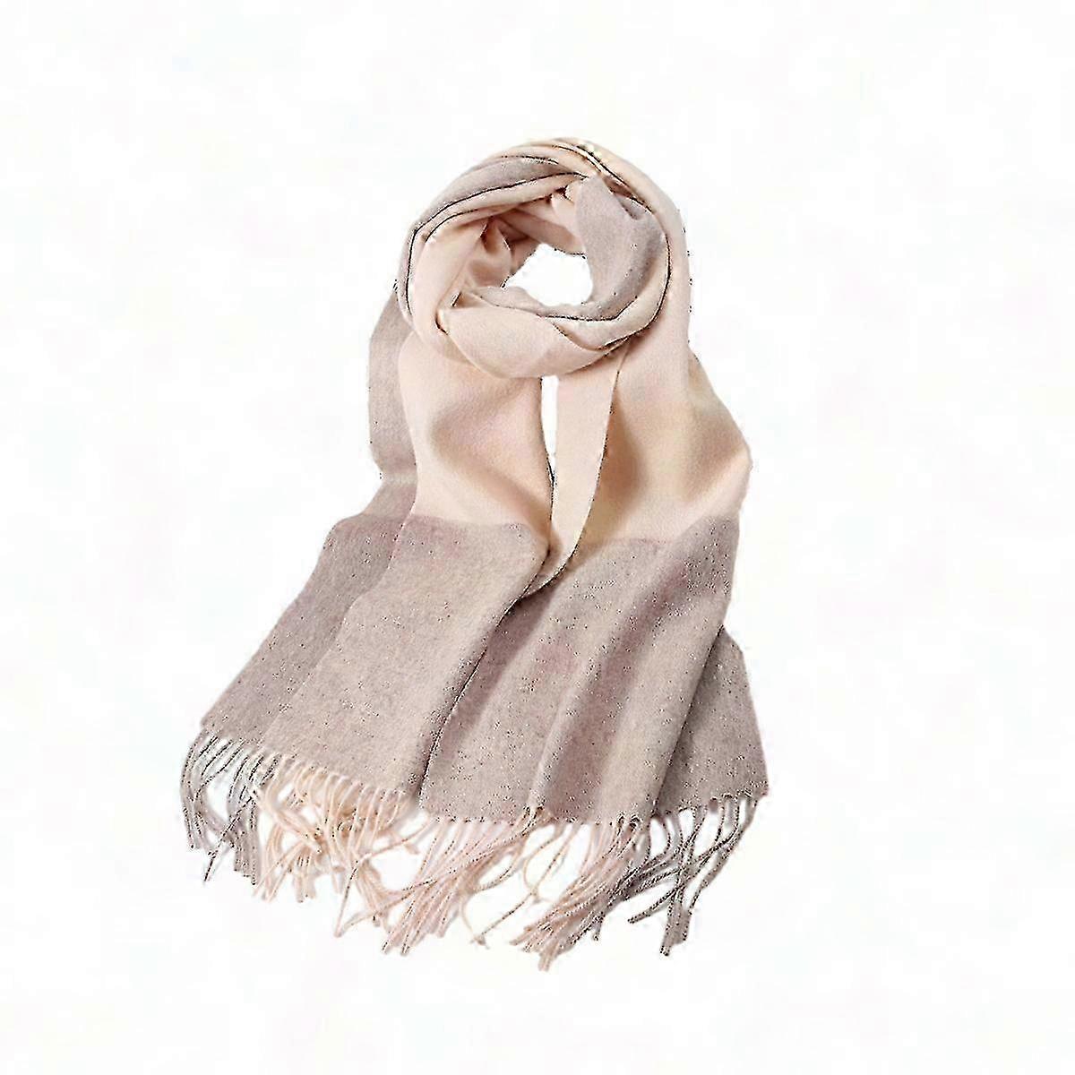 Winter Plaid and Solid Wool Scarves for Cold Weather