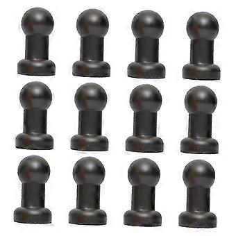 12 stuks eindkappen voor trampolinepalen - PP beschermkappen voor omheiningpalen, 8,5 cm hoog, 2,5 cm binnendiameter
