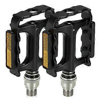 Bike Quick Release Pedals MTB Bike Bicycle Cycling Platform Pedal with Pedal Extender Adapter