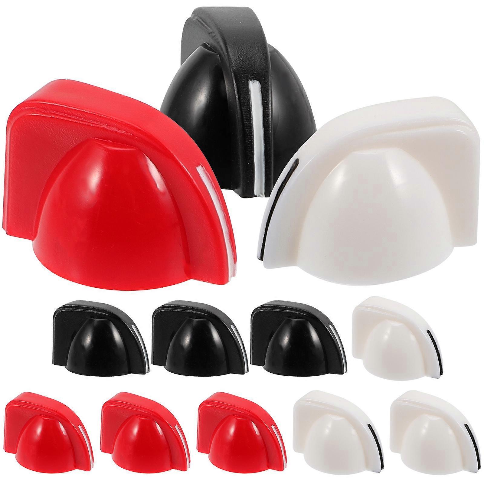 Electric Potentiometer Knobs for Instrument 12Pcs Plastic Assorted Color Control Caps