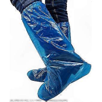 80-Pack Extra Large Disposable Shoe and Boot Covers, 19-Inch Tall Enhanced Thickness for Superior Protection VI