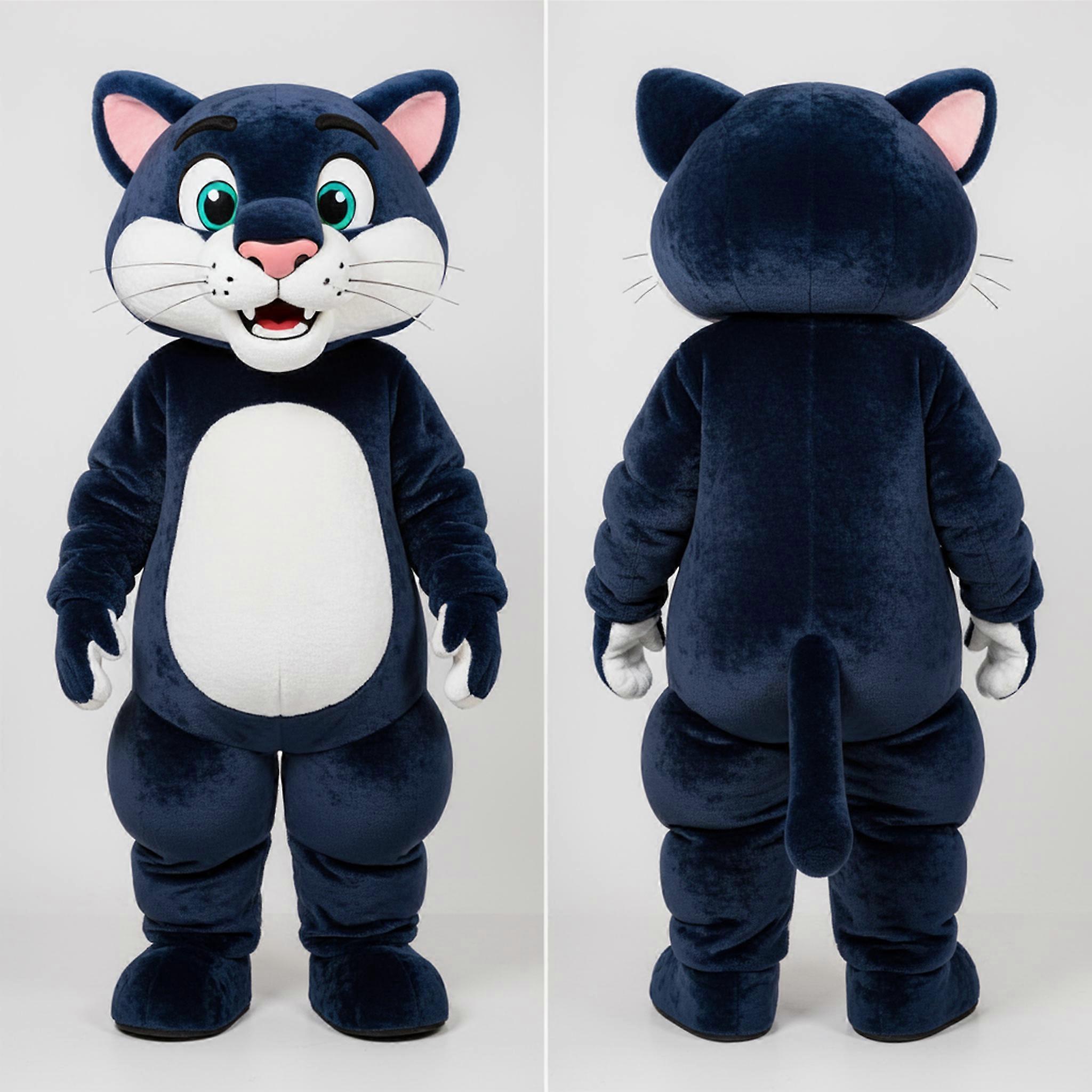 MASTICOT Navy Velvety Puma Mascot