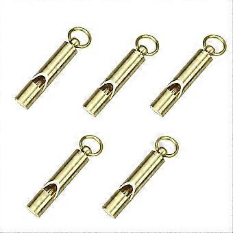 Brass Outdoor Survival Whistle Equipment Fan Supplies Retro Referee Brass Whistle Pure Brass Surviva No EMO 0827