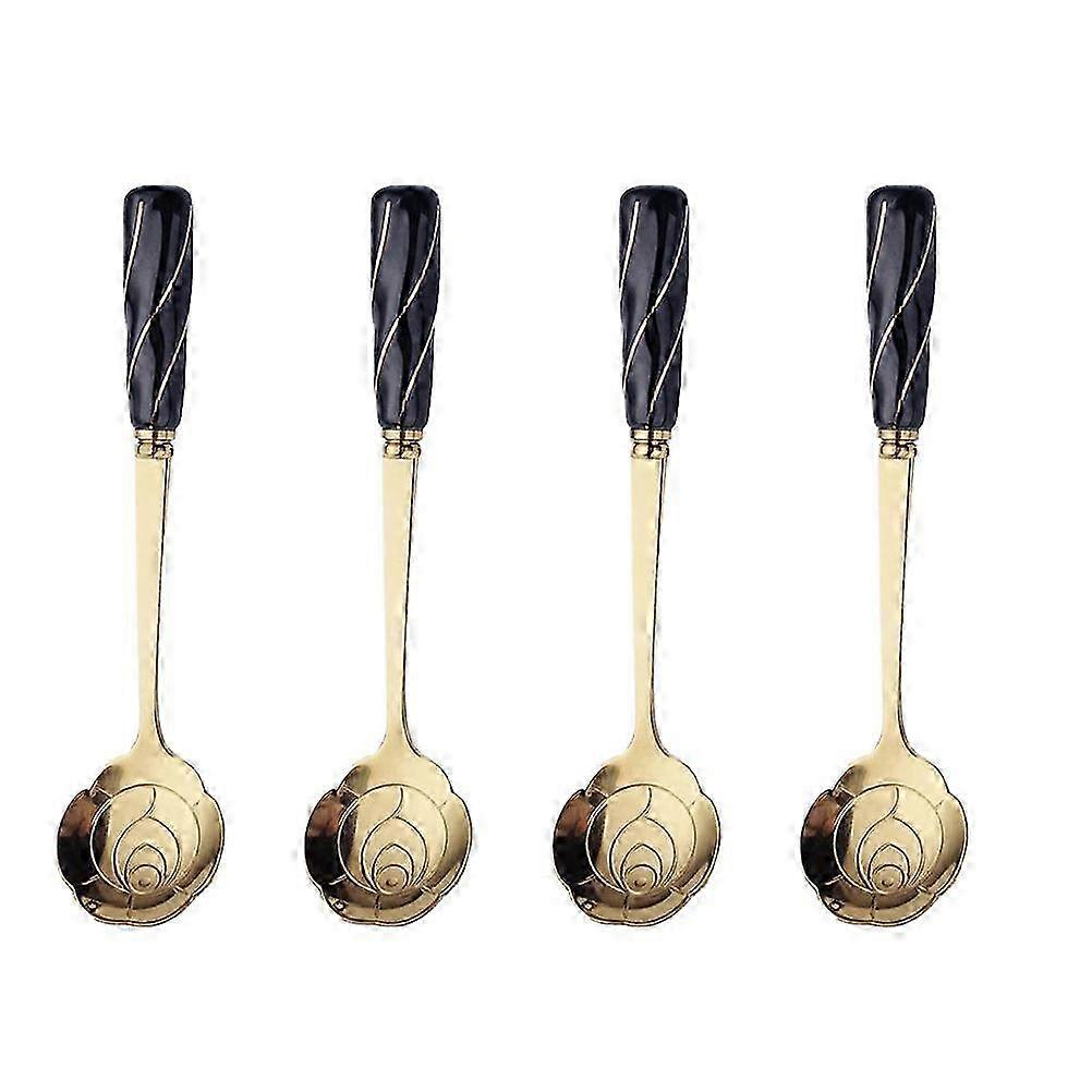 Cake -Shaped Coffee Spoon for Home Use 8Pcs