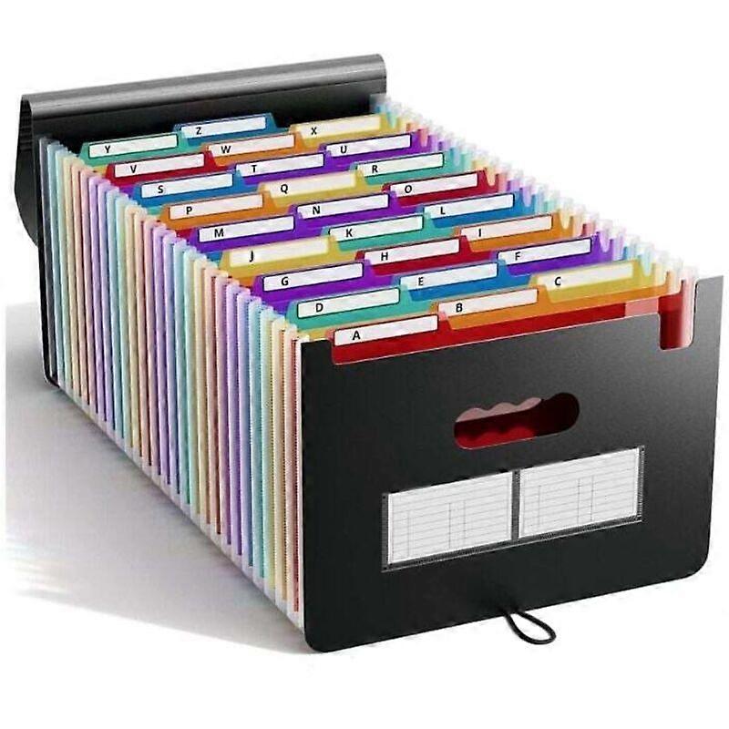 A4 Document Folder with 25 Compartments / Document Organizer / Document Storage - Document Organizer, Expanding Accordion Folder