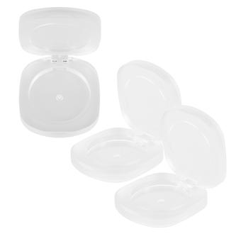 Transparent Empty Makeup Containers for Storage Use 3Pcs Travel-Friendly Organizer