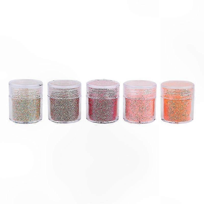 5-Pack Nail Shimmer Powder Set