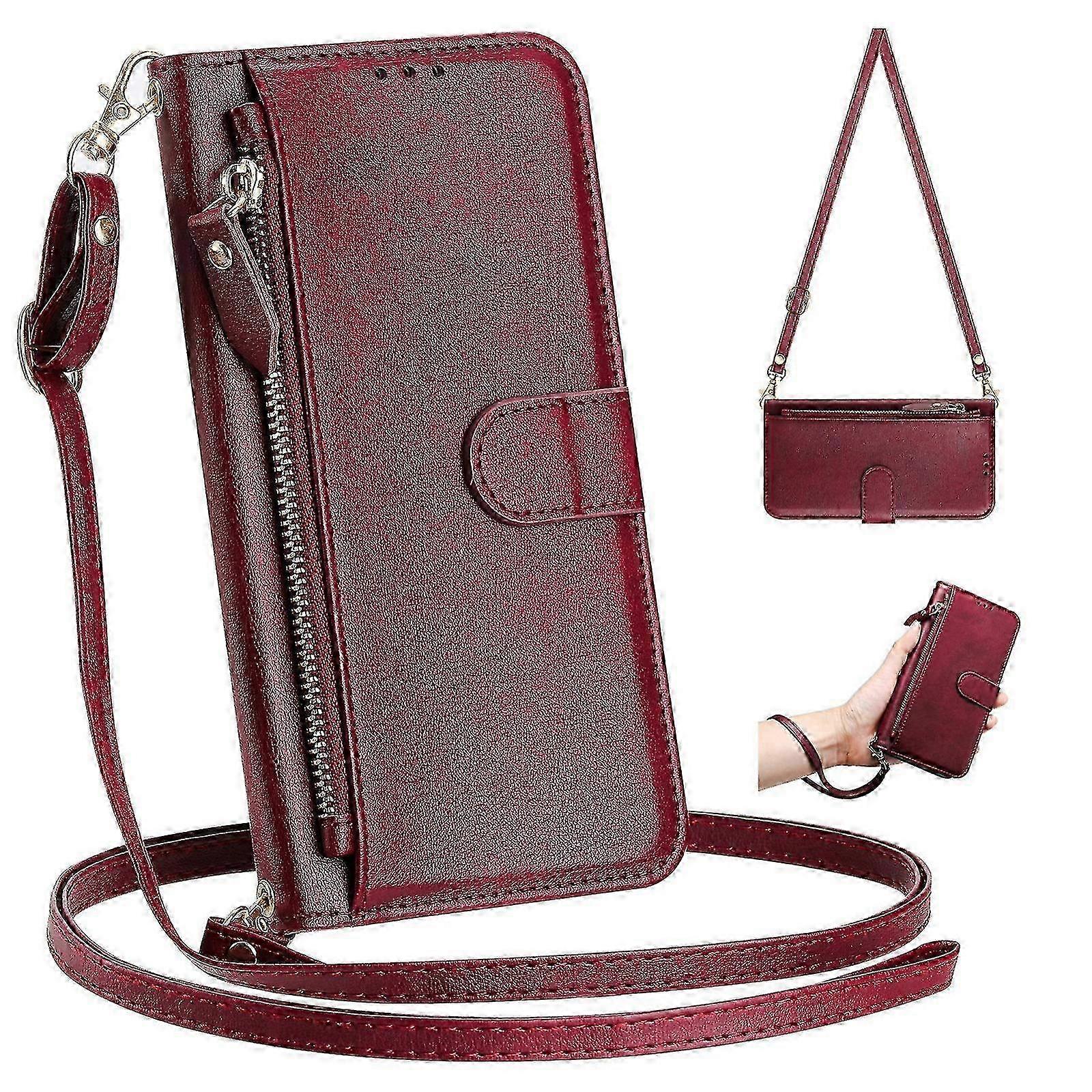 PU Leather Wallet Case with Kickstand