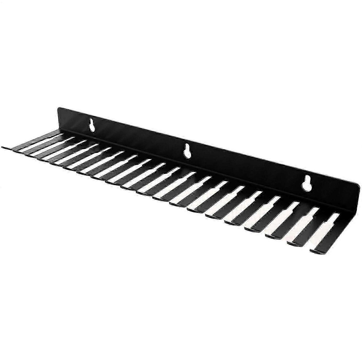 19-Slot Robust Wall-Mount Cable Manager