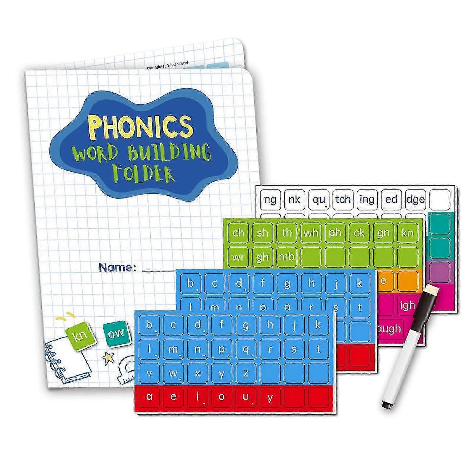 Magnetic Phonics Tiles Kit 142pcs