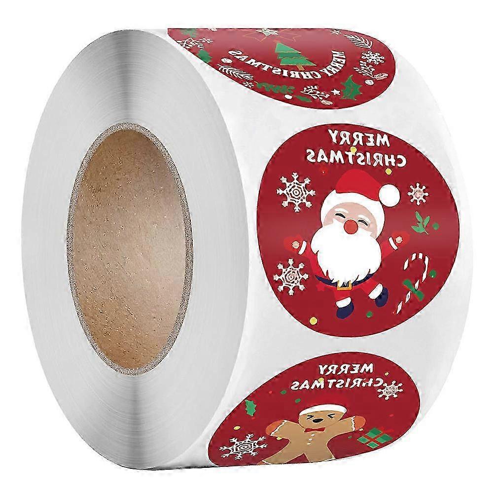 Festive Round Tags With Secure Adhesive