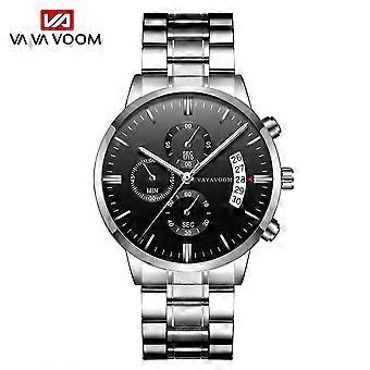 VA VA VOOM 43mm wijzerplaat roestvrijstalen sporthorloge luxe waterdicht quartz herenhorloge van de fabrikant
