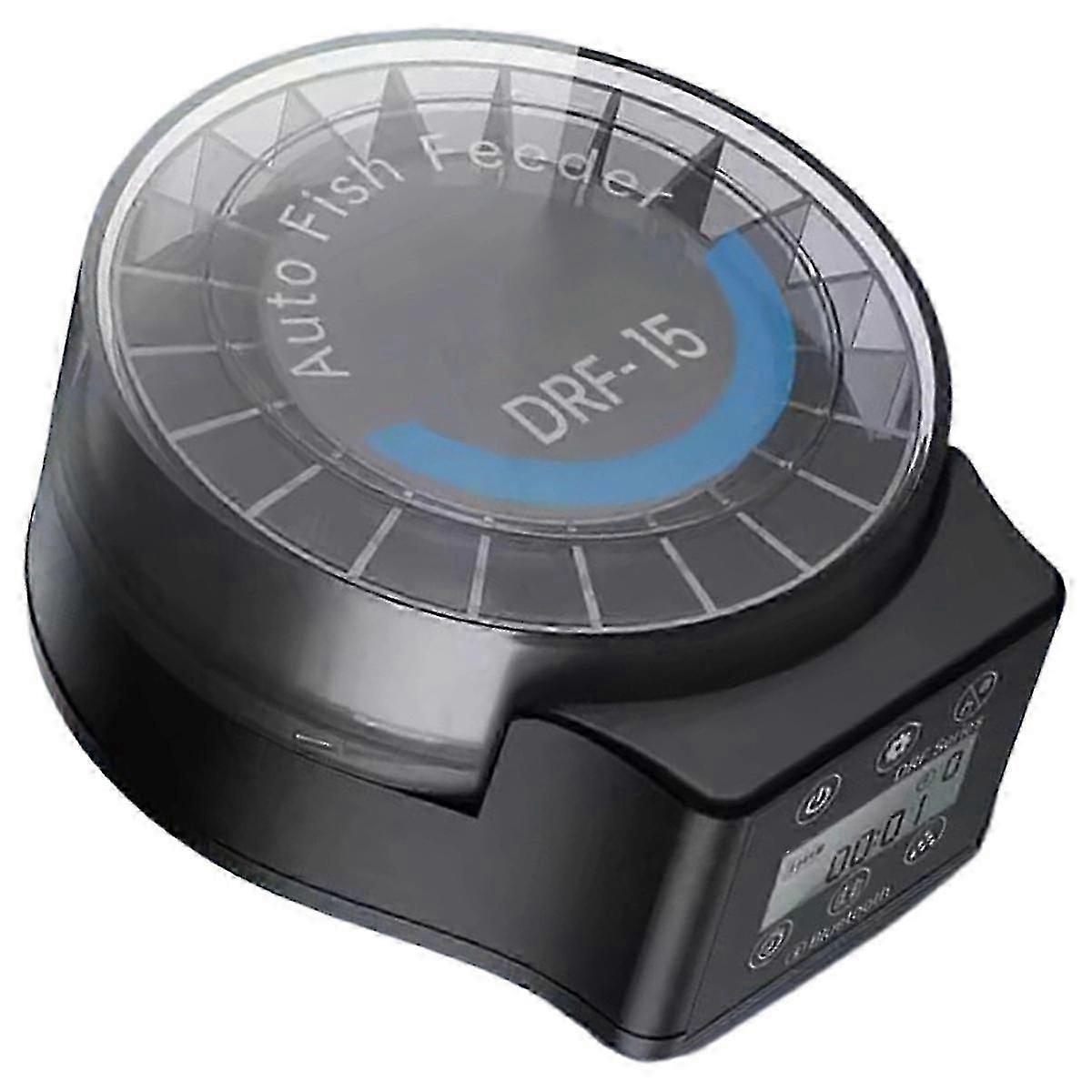 -15 Automatic fish feeder with Bluetooth remote control and digital timer compatible with aquariums