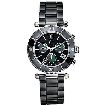 Diver chic chrono watch for Unisex Analog Quartz with Ceramic bracelet 43001M2