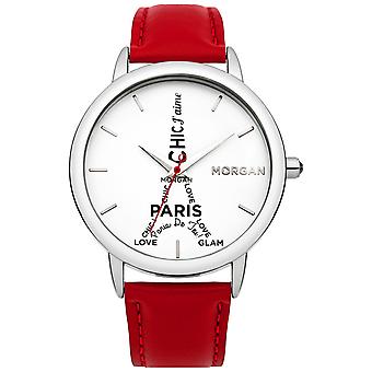 Morgan Quartz Analog Women's Watch avec bracelet M1232R Cowskin