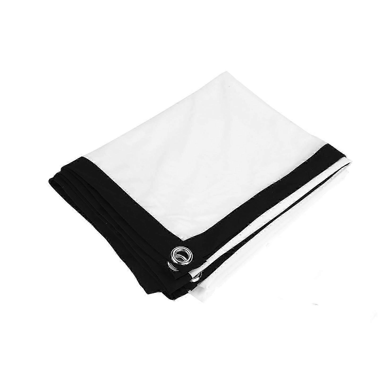 60-100inch White Cloth Projector Screen