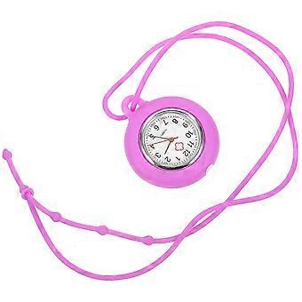 Medical Nurse Watch Silicone Hanging Pocket Watch for Nurse Use 1Pcs Resilience
