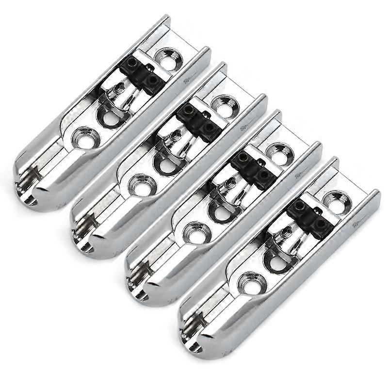 4/5/6 String Bass Bridge 4/5/6Pcs/Set Single Black/Chrome
