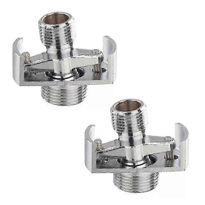 Adjustable angle intake pipe copper shower head 2x with eccentric screw corner
