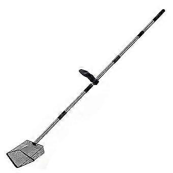 Chicken Poop Scooper with Ergonomic Grip: 5 in 1 Adjustable Stainless Steel Chicken Coop Shovel