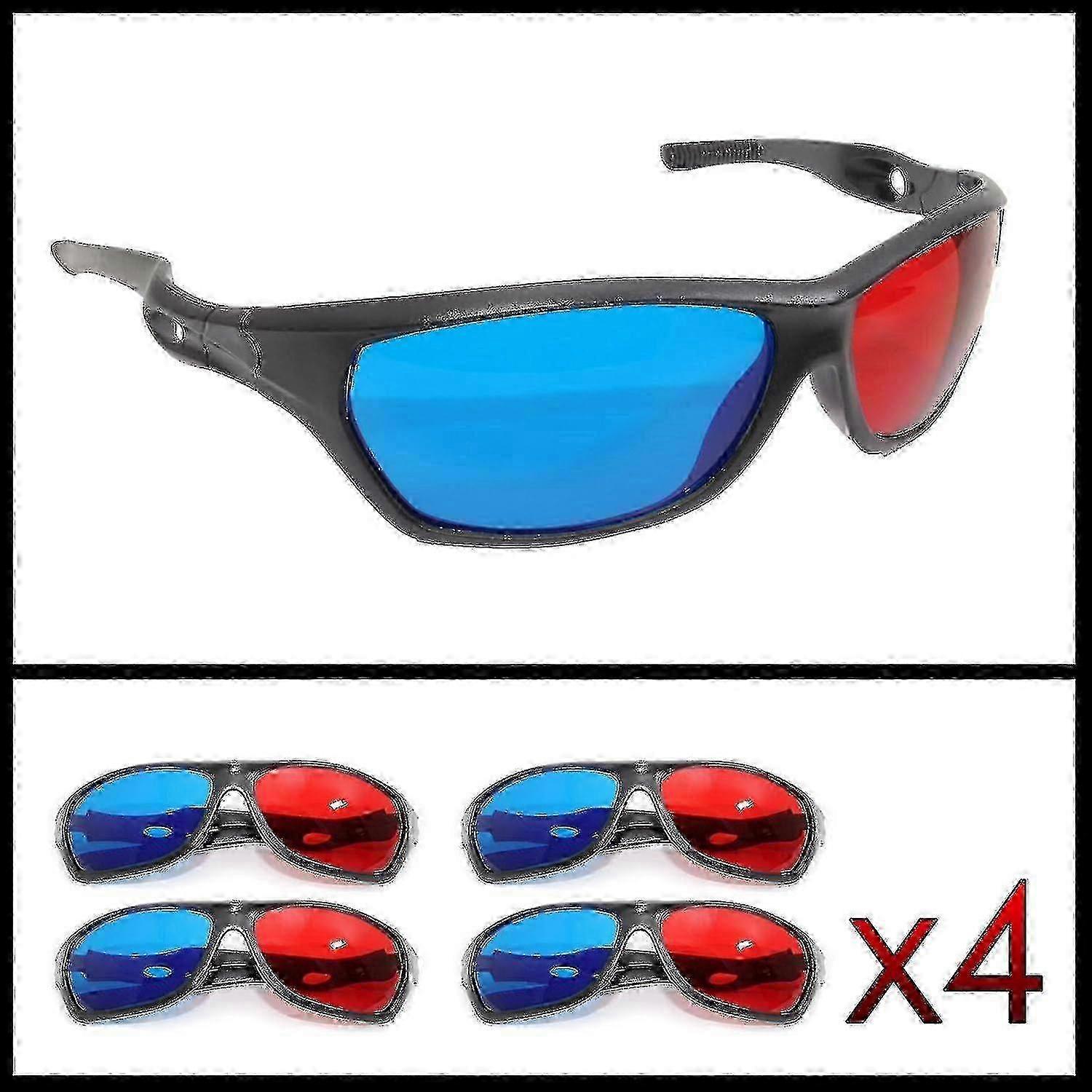 Foldable Red Cyan 3D Glasses