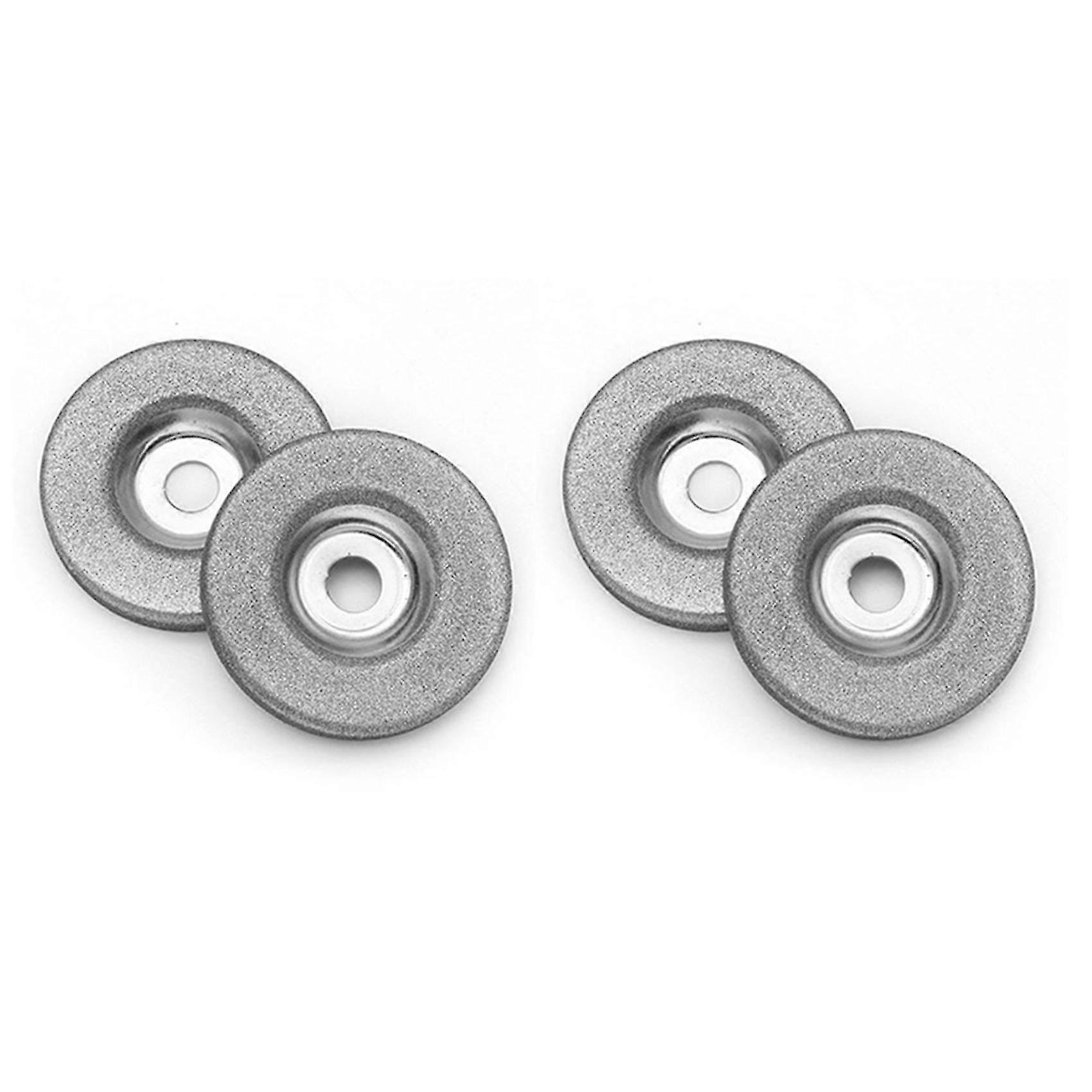 4pcs 50mm Diamond Grinding Wheel Disc Compatible with Electric Multifunctional Sharpener Grinder Sharpening Tool