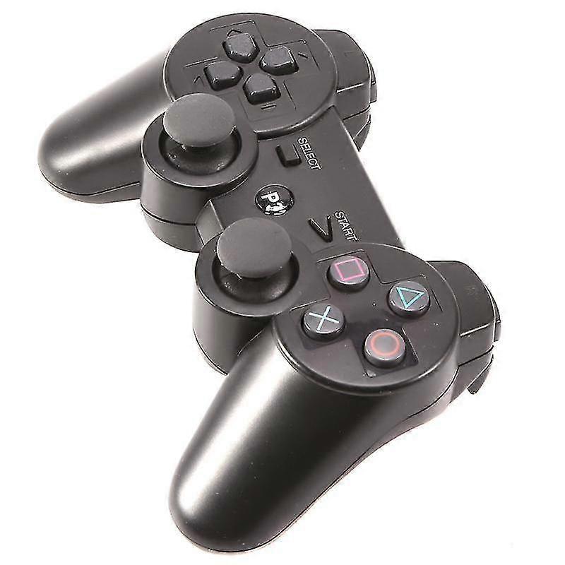 Wireless 2.4G USB Gamepad Controller Black Compatible with PS3