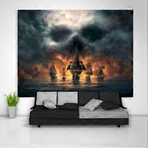 Pirate Skull Tapestry