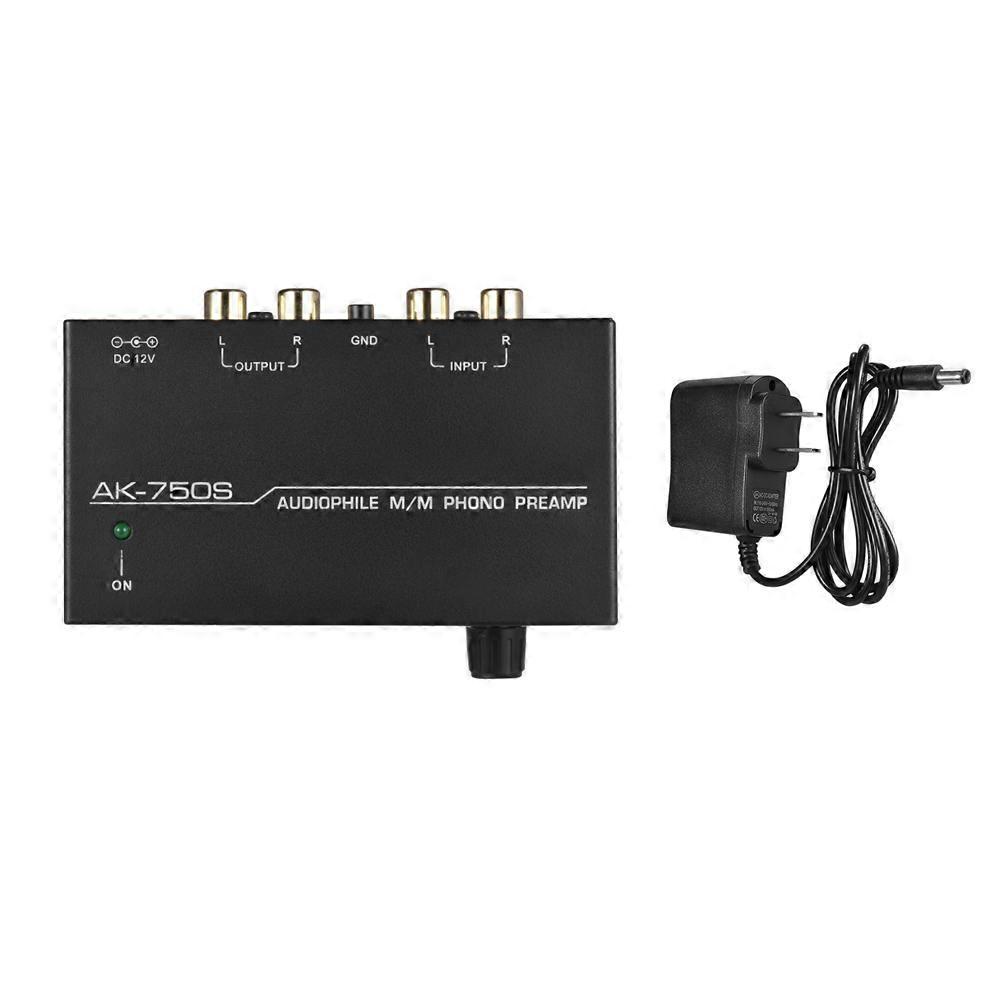 Audiophile M M Phono Preamp Preamplifier with Level Controls RCA Input & Output Interfaces