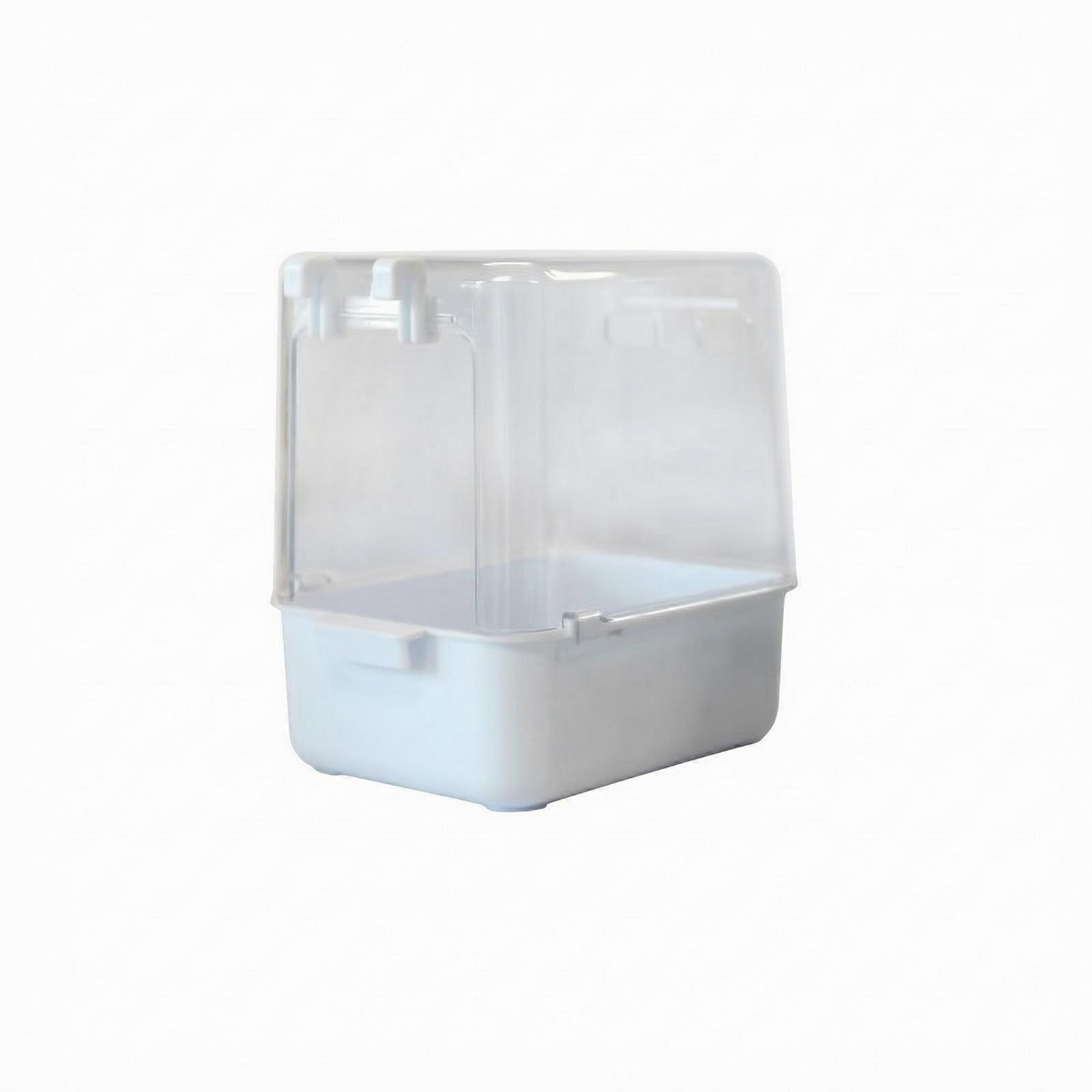Cage-Mount Bird Bath quick to Install Cage Bird Bath Transparent