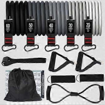 Natural Rubber Resistance Bands Training Set