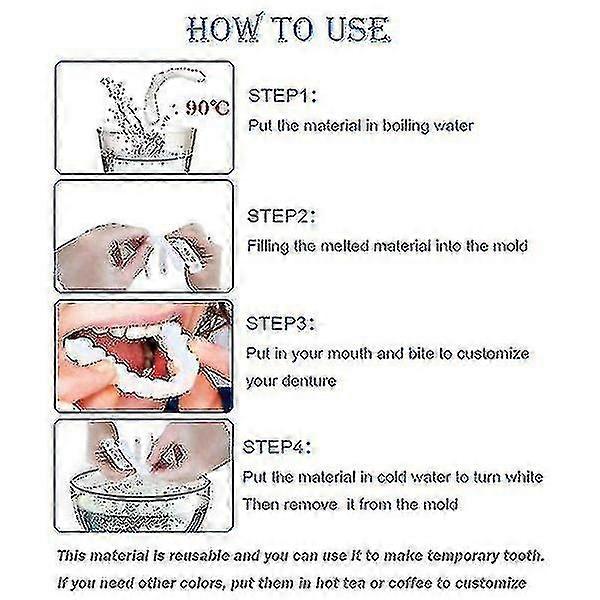 Upper/lower Comfort Fit Flex Whitening Denture Braces