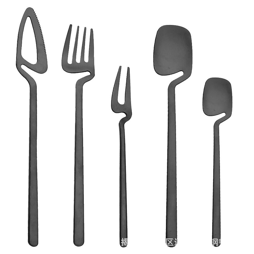 יצירתי נירוסטה תלוי כלי שולחן סכין תלייה לקיר, מזלג וכפית קפה מזלג עוגה מזלג פירות כף קרח יכול להיות תלוי קיר